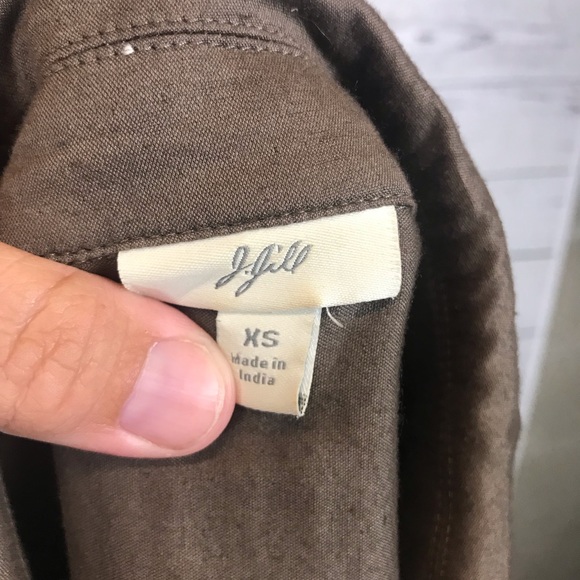 J. Jill Textured Belted Jacket Blazer XS - Picture 4 of 6